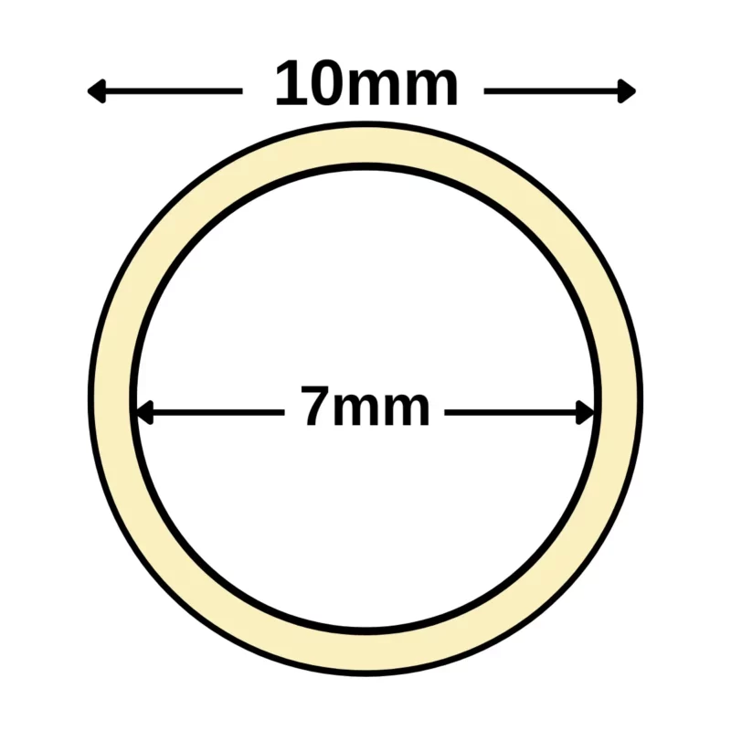 10x7mm ceramic tube