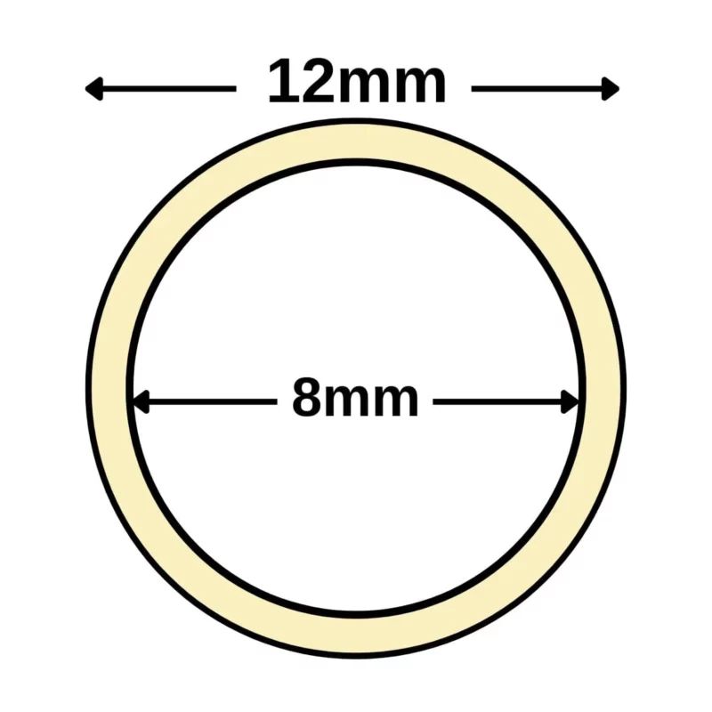 12x8mm ceramic tube