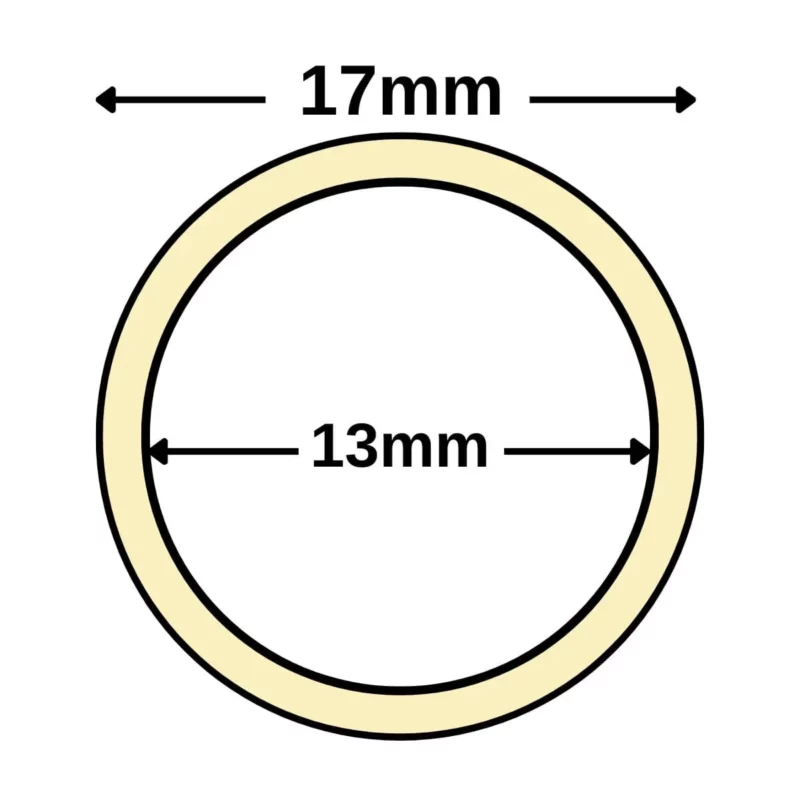 17x13mm ceramic tube