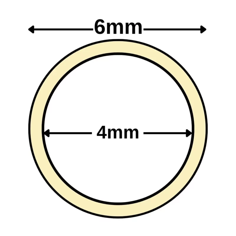 6x4mm ceramic tube