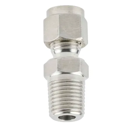 Compression fitting front