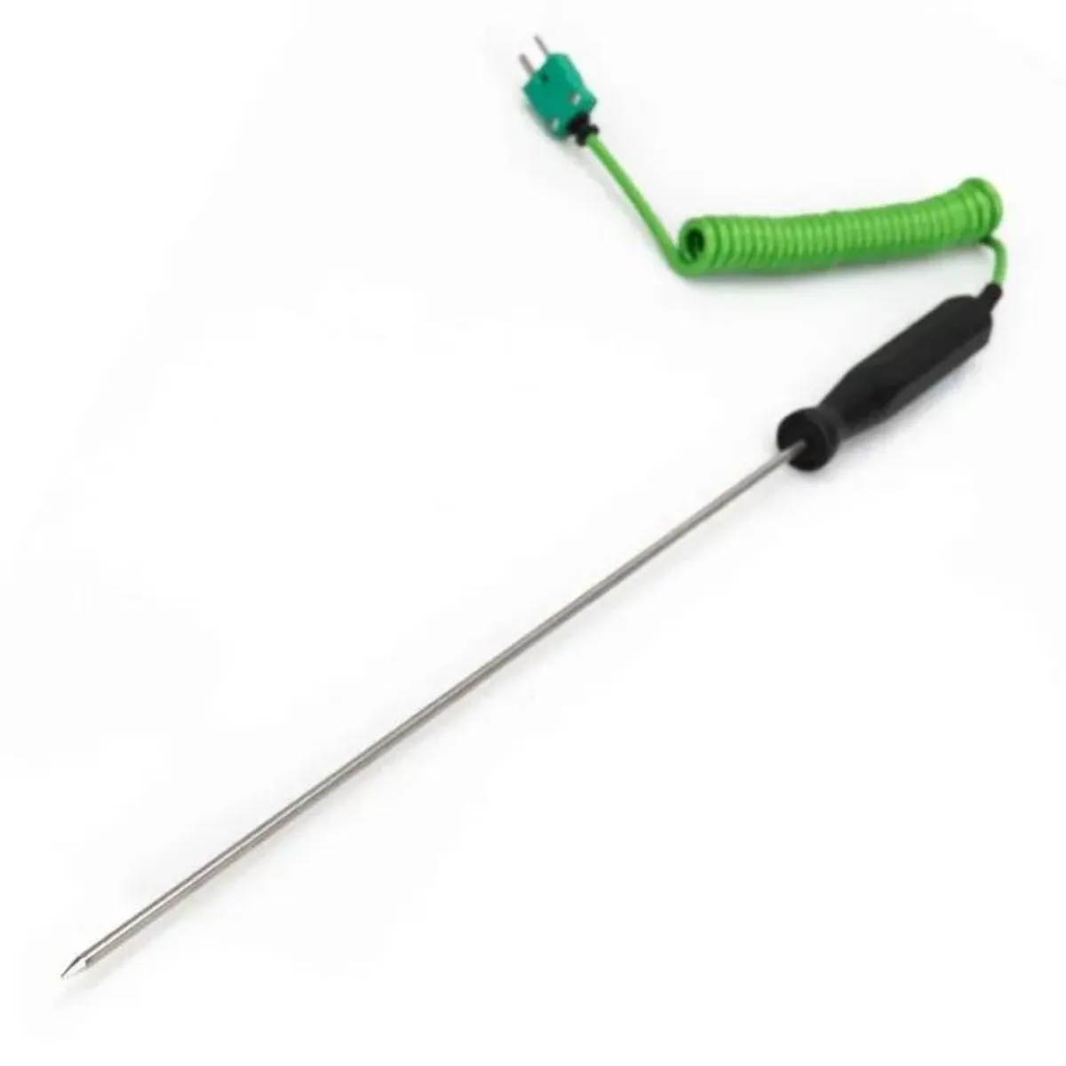 Extended penetration temperature probe