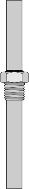 Fabricated Metal Protection Sleeve with Process Thread