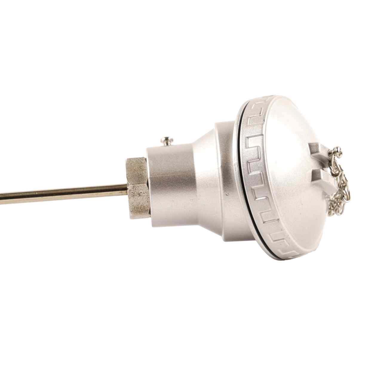 MI type k thermocouple with head