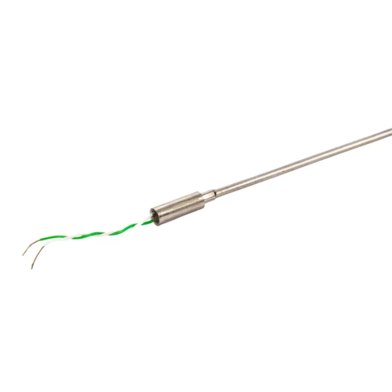 Mineral insulated type k thermocouple with a pot seal