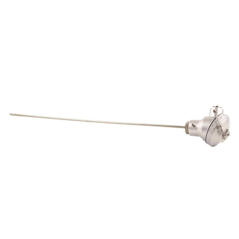 Mineral insulated type k thermocouple with head