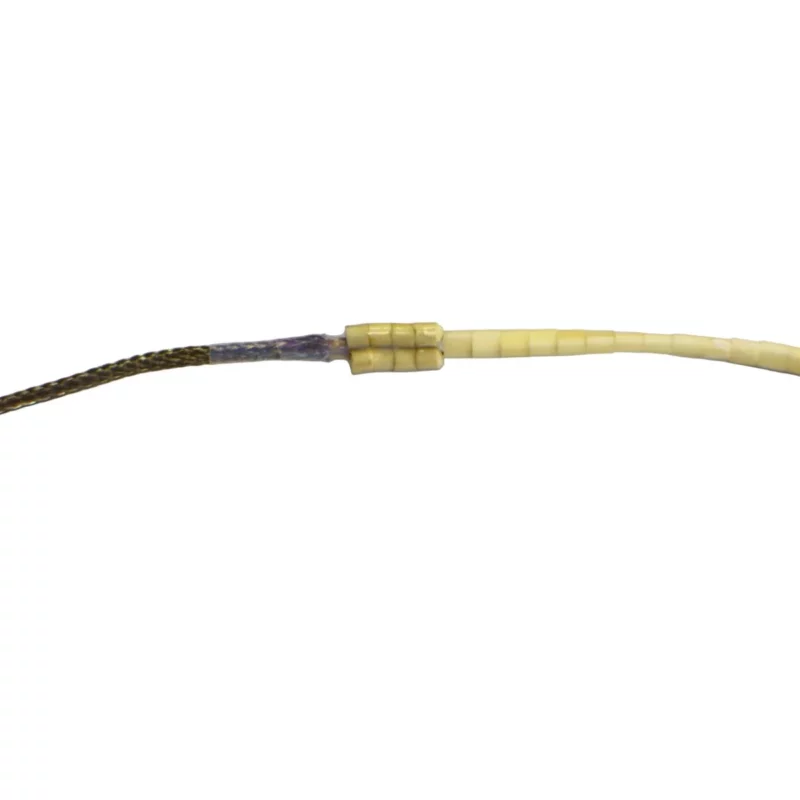 Rare metal insulated wire element junction