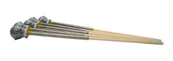 Rare metal thermocouple with a ceramic sheath