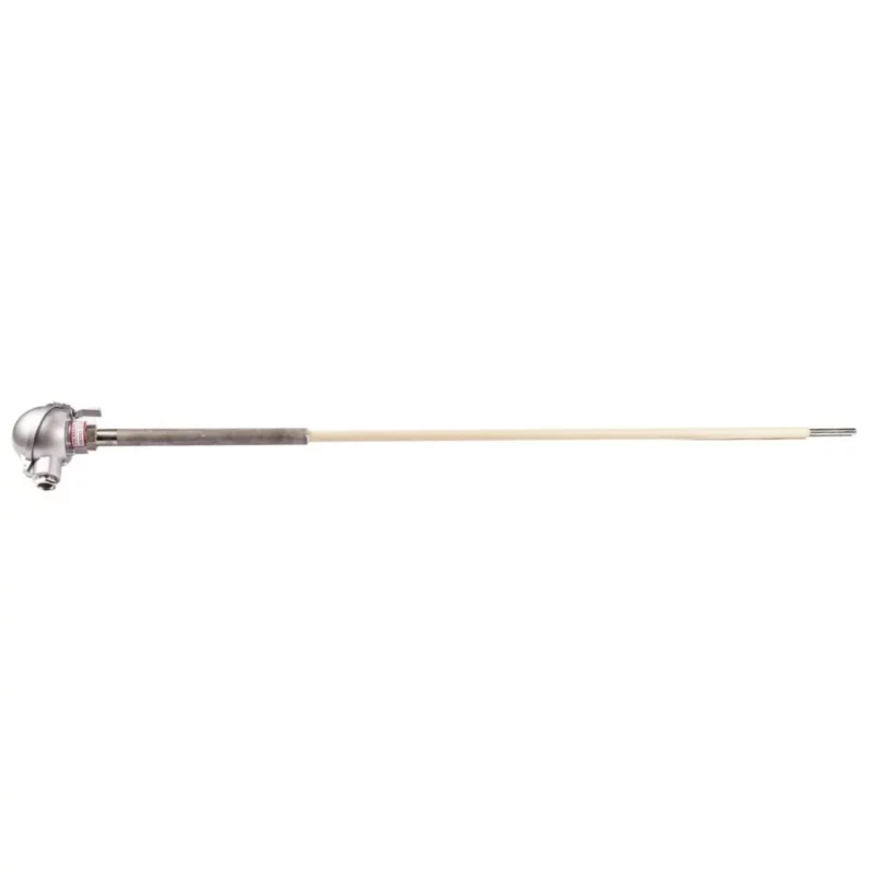Rare metal thermocouple with platinum thimble