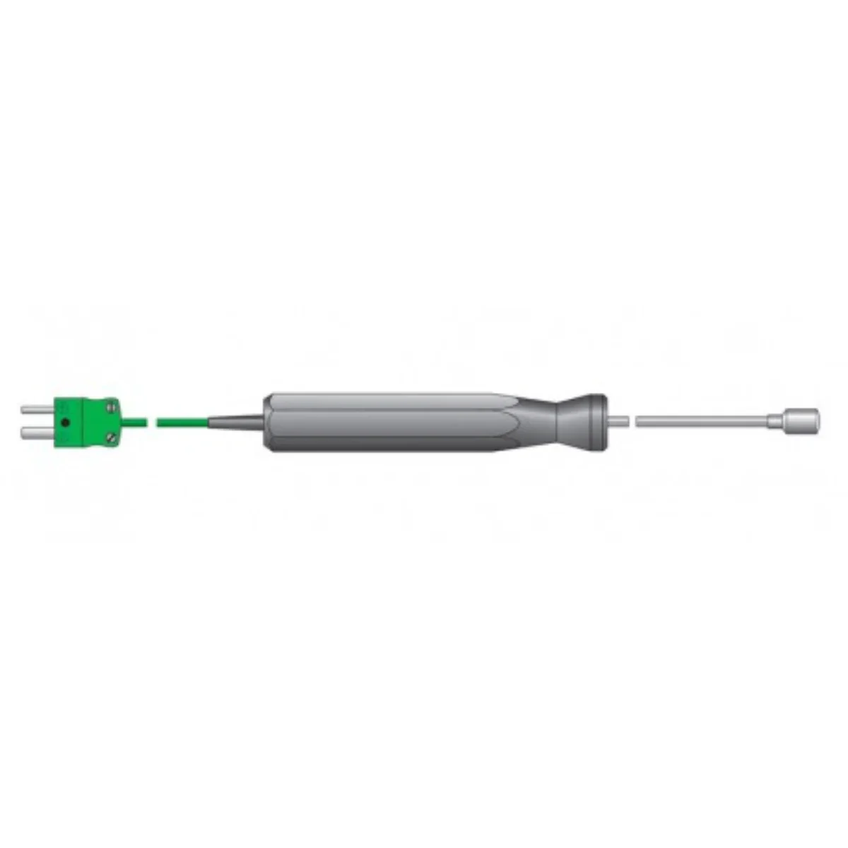 Ribbon surface temperature probe